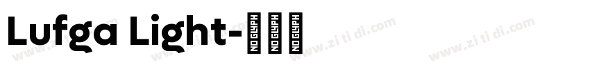 Lufga Light字体转换